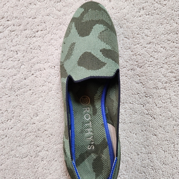 Rothy's Green Camo Rounded Toe Flats - Picture 3 of 5